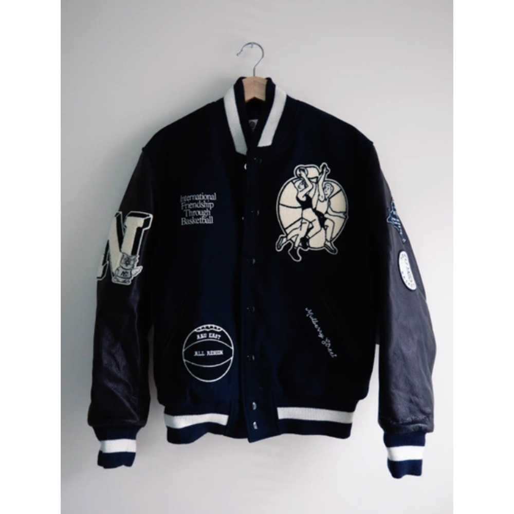 Aime Leon Dore ALD / New Balance Varsity Jacket size Medium Golden Bear